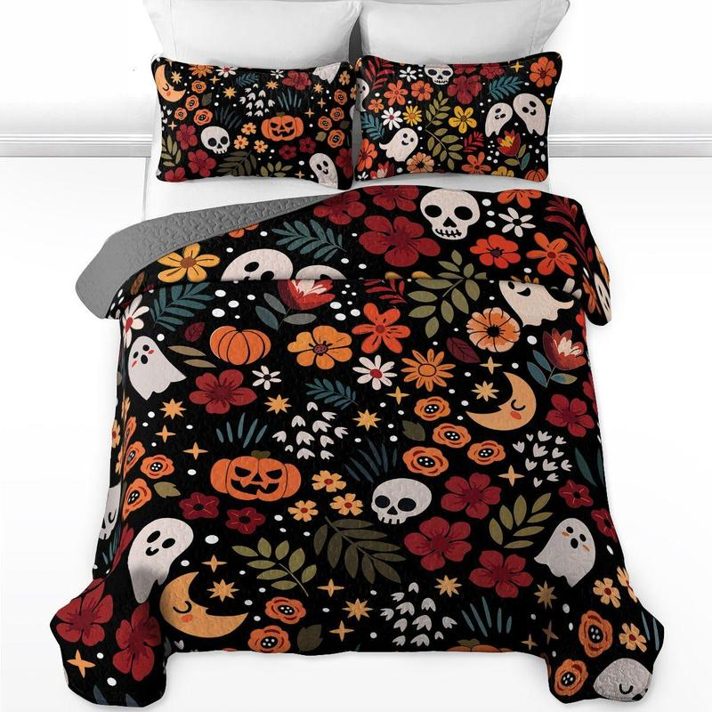 Shineful Spooky Halloween Quilt Set – Multiple Designs