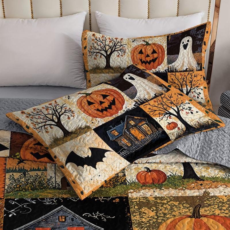 Shineful Spooky Halloween Quilt Set – Multiple Designs