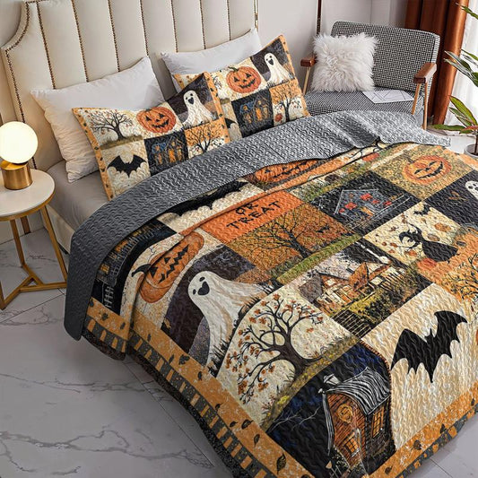 Shineful Spooky Halloween Quilt Set – Multiple Designs
